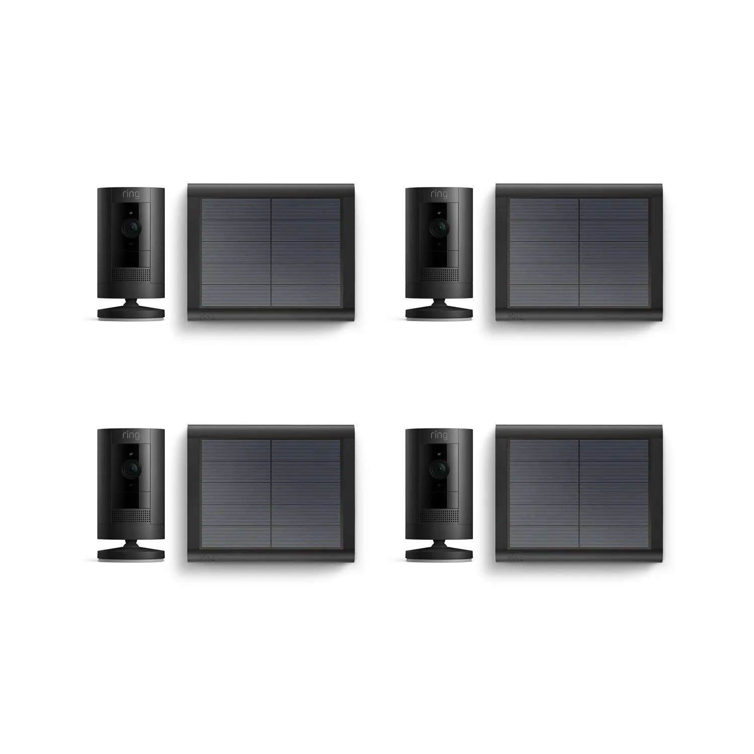 4-Pack Outdoor Security Camera | Stick Up Cam Solar
