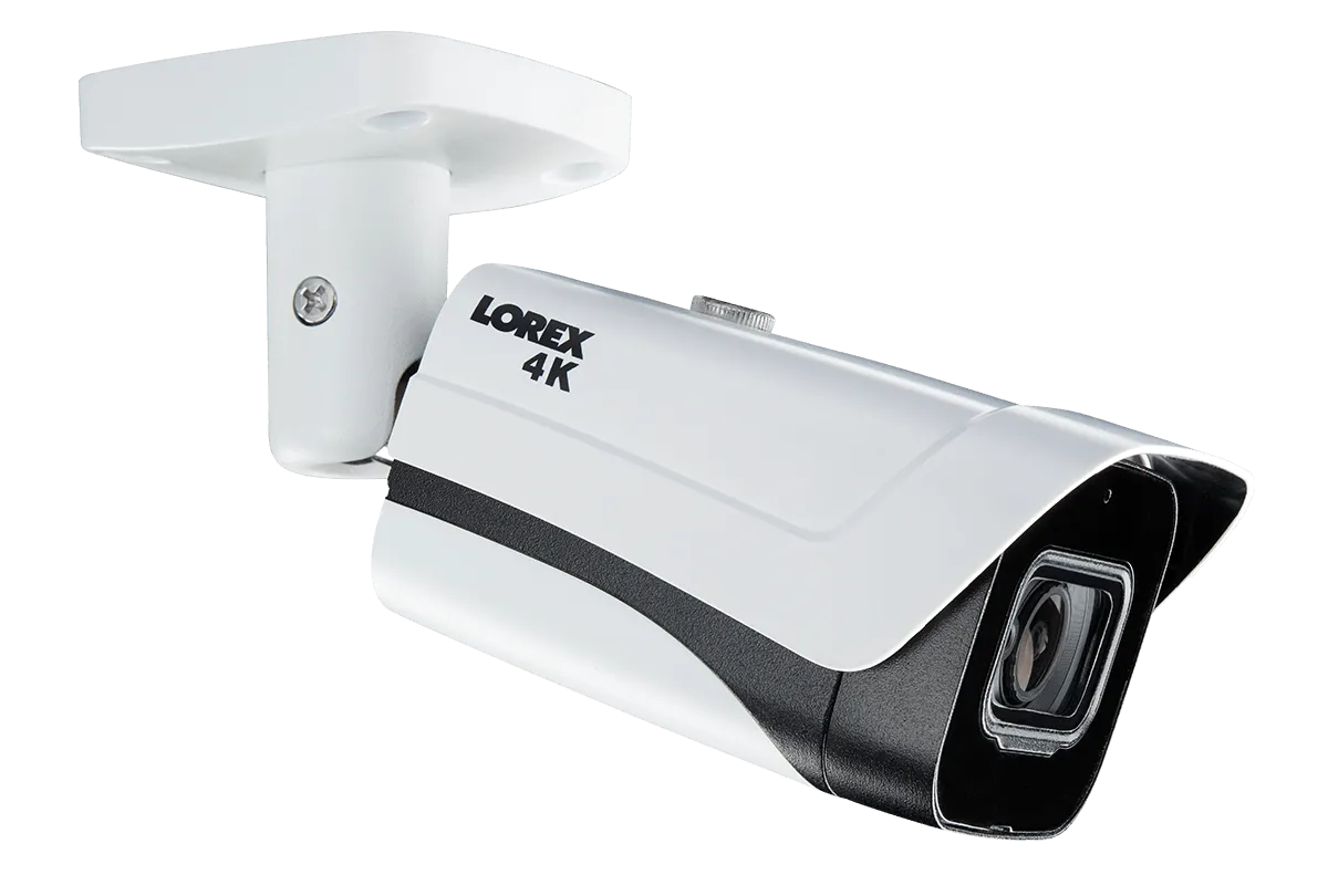4K (8MP) Ultra HD Outdoor Metal Security Cameras with Audio & 150ft Color Night Vision (4-Pack)