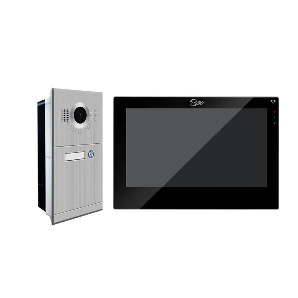 Anjielosmart 1080P HD Wired Video Intercom Interfone  IR Night Vision Wide Angle Video Doorbell Camera Video Doorphone for Home