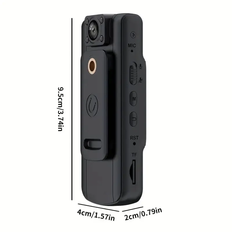 Full 1080P Police Body Camera With Clip
