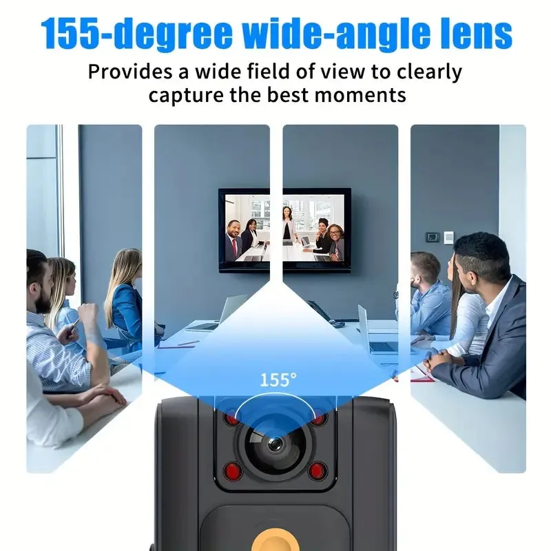 Full 1080P Police Body Camera With Clip
