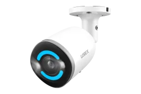Lorex 4K Smart Security Lighting Deterrence Bullet AI PoE IP Wired Camera
