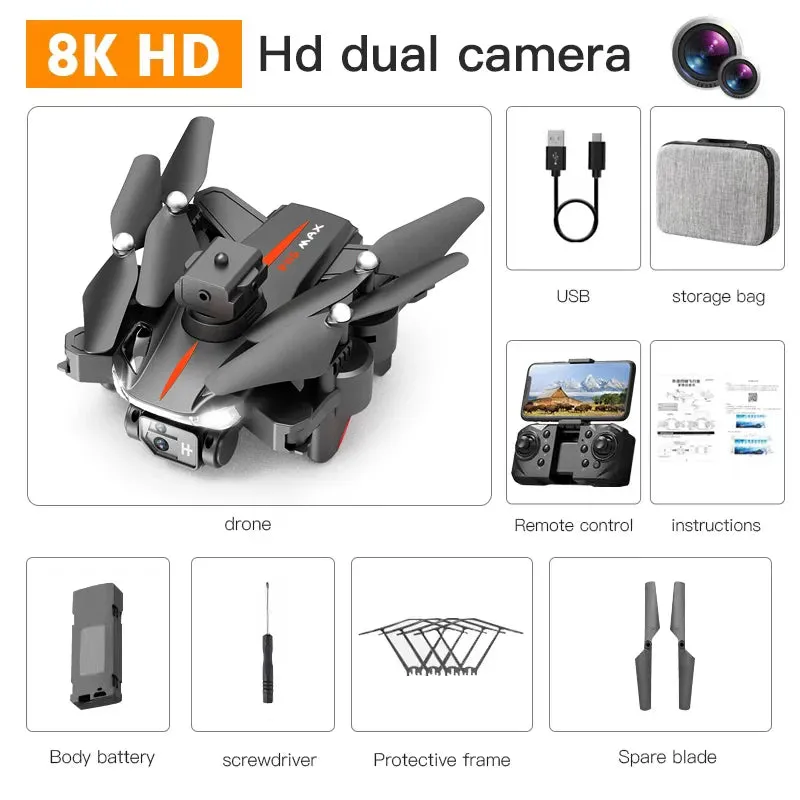 Pro Max Drone 8K 5G GPS Professional HD Photography Dual-Camera Obstacle Avoidanc Brushless Quadrotor